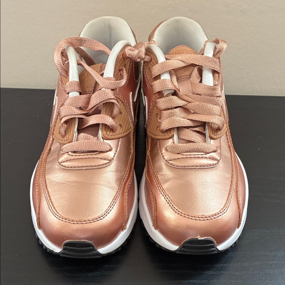 Nike Air Max 90 SE Metallic Bronze size 4.5y - Picture 4 of 9
